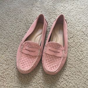 GH Bass and Co suede Val Loafers